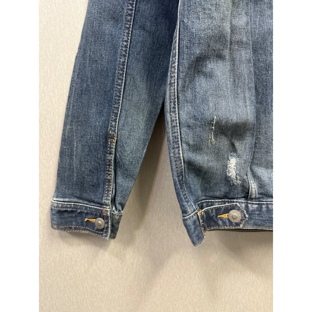 Silver Jeans Co. Selena Trucker Blue Denim Jean Jacket Small - Picture 5 of 10